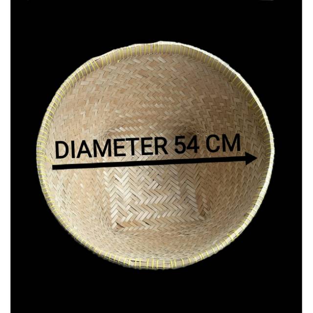 BAKUL NASI BAMBU JUMBO 54 CM