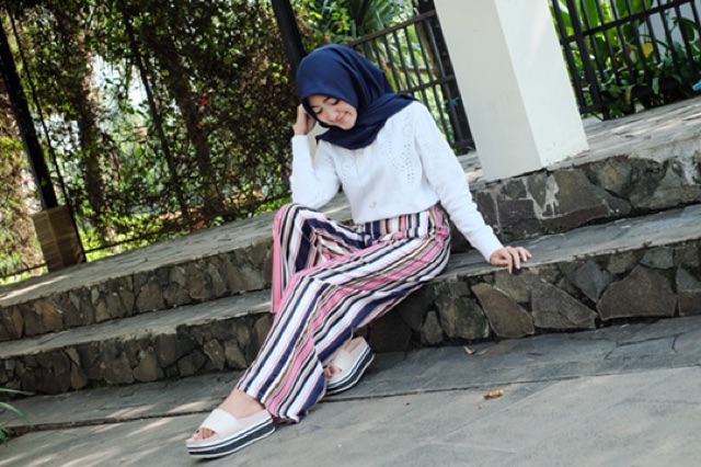 STRIPE CULLOTE/womenwearhijab/womenwear/cullote
