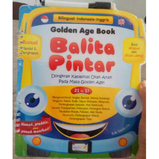 Wipe clean book balita pintar golden age book-2