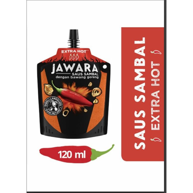 

Saos Sambal JAWARA Extra Hot 120Ml