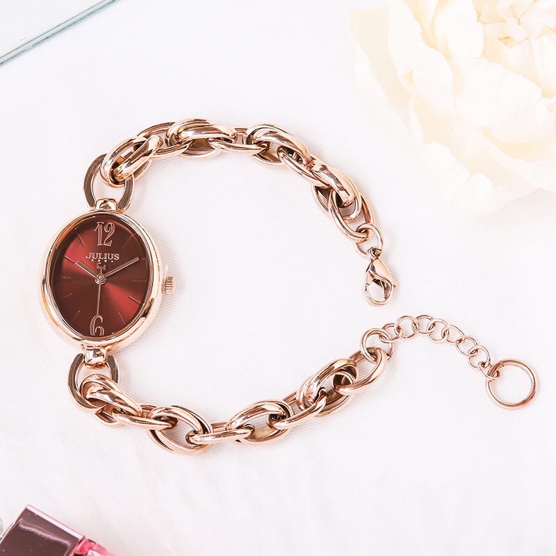 JULIUS JA-1258 Jam Korea Gelang Rantai Original