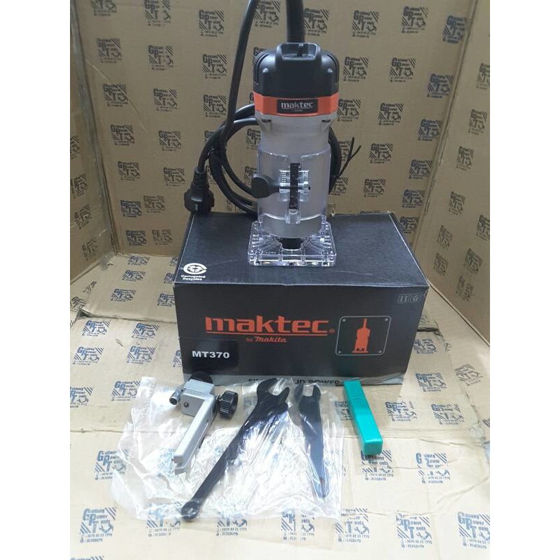 Mesin Profil Router Trimmer Kayu 6mm Maktec MT 370 MT370 ORIGINAL -