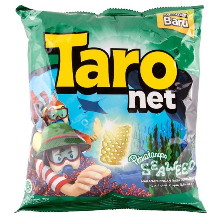 

Taro net snack seaweed 62gr