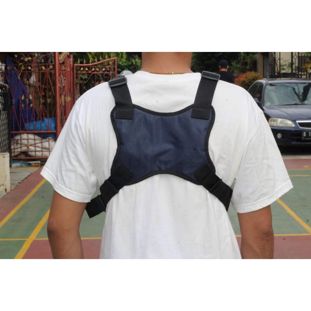 Tas Dada Original Polo Amstar Waterproof Bahan Micro TR Chestbag Chest Rig Bag Tas Rompi Tas Sepeda Tas Pelindung Dada