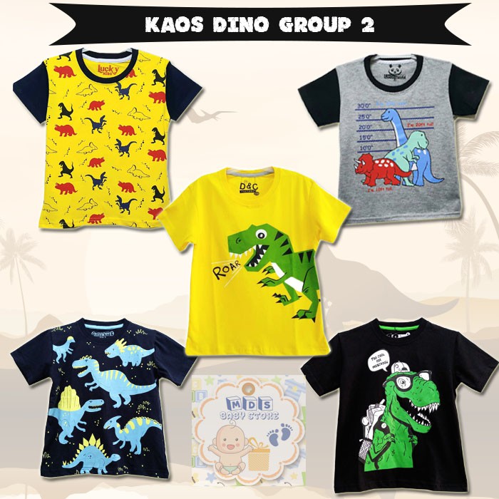  Kaos  Anak  Dino Dinosaur Dinosaurus  1 10 Murah Kaos  