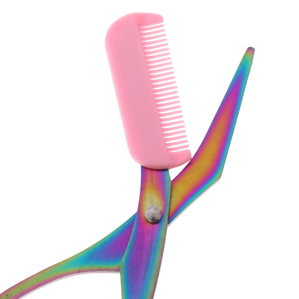 Agustina Gunting Alis Trimmer Titanium High Quality Stainless Steel Grooming Trimmer Hair Remover Membentuk Pisau Cukur Alis