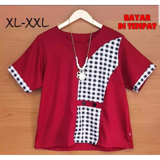 Binx Fashion Atasan Blus Jumbo / Blouse Jumbo / Atasan Wanita Jumbo 02-7