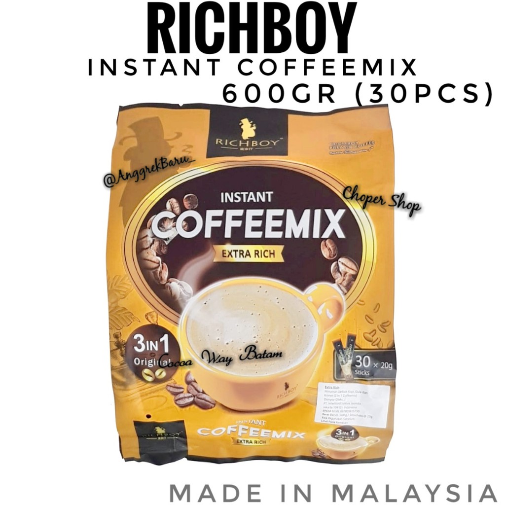 

Richboy Instan Coffeemix 3inn1 600gram