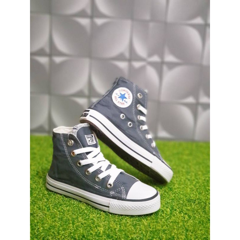 SEPATU CONVERSE ANAK MURAH PREMIUM QUALITY CONVERSE TINGGI ANAK HITAM