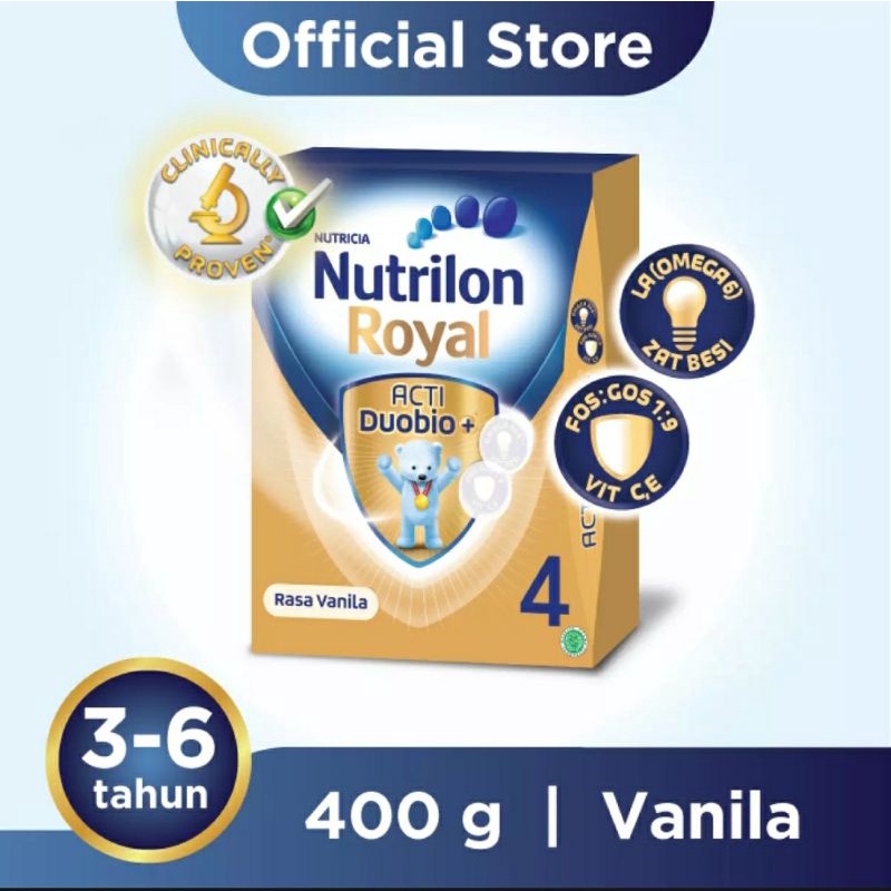 

NUTRICIA NUTRILON ROYAL 4 VANILA 400gr 800gr