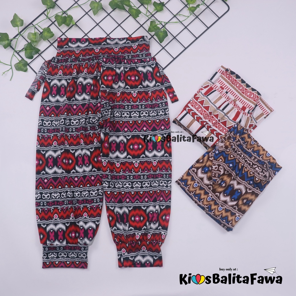 Aladin Carlissa Anak 7-8 Tahun / Celana Anak Perempuan Murah Pants Harian Cewek Bahan Adem Lucu