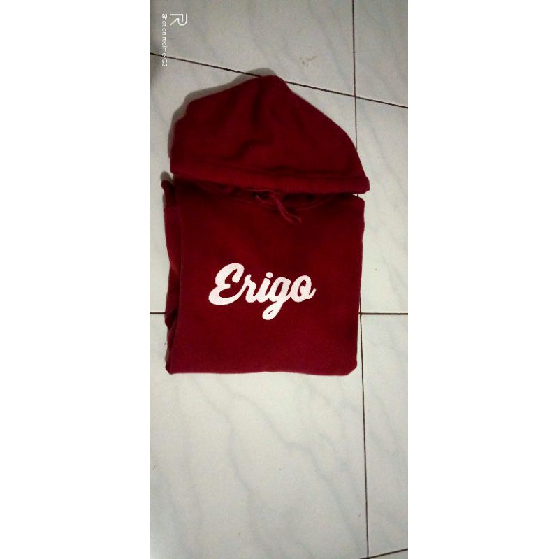 hoodie Erigo Shirley maroon