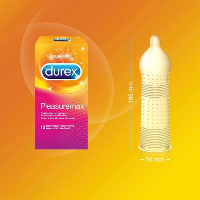 COD SPESIAL PROMO - KONDOM DUREX PLEASUREMAX GERIGI & BERBINTIK DOTTED -