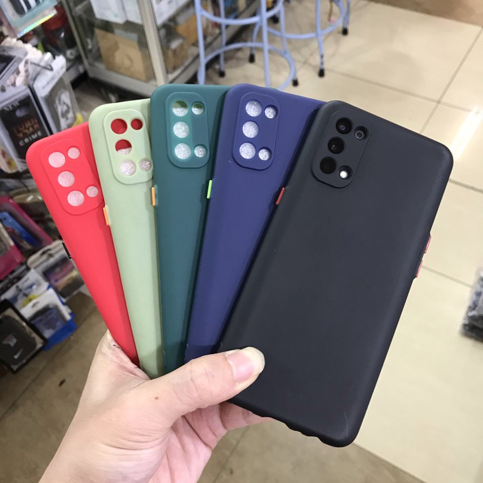 OPPO RENO 4 PREMIUM SOFT JELLY COLOR CASE WITH CAMERA PROTECTOR