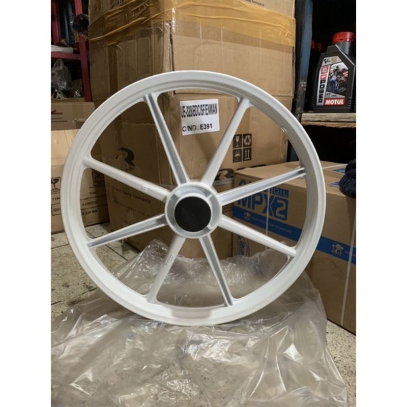 Set Velg Tromol Besar VRossi Batang 8 Jupiter Z MX Ring 17 Zigen Swan Y SNI Velek Putih Hitam Pelang