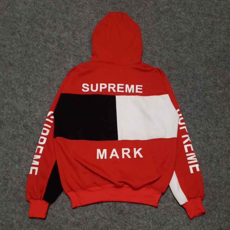 OONLINENAN.JAKET SWEATER HOODIE SUPREME MARK PREMIUM PULL TAG WAS + LEBEL HOODIE SUPREME PRIA WANITA