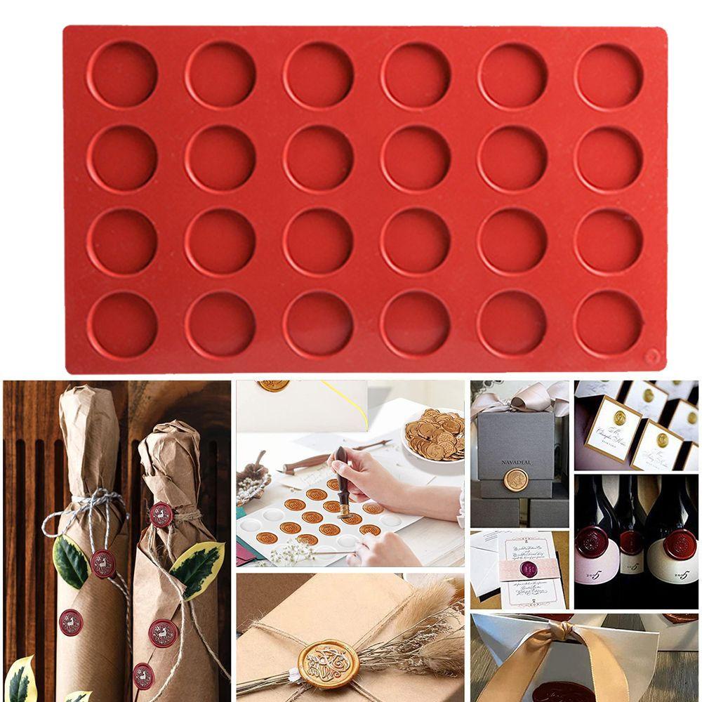 Preva Wax Sealing Mat Dekorasi Rumah Clay Alat Resin Casting Scrapbooking Epoxy Mold Cetakan Silikon Untuk Lilin Seal Stamp