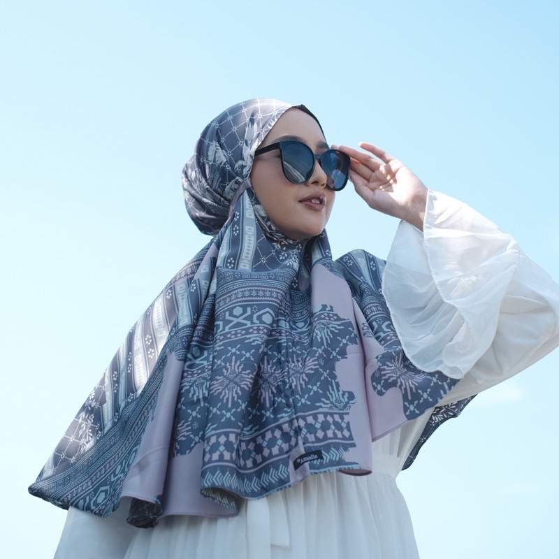 ghania bergo motif/bergo maxmara/armani silk