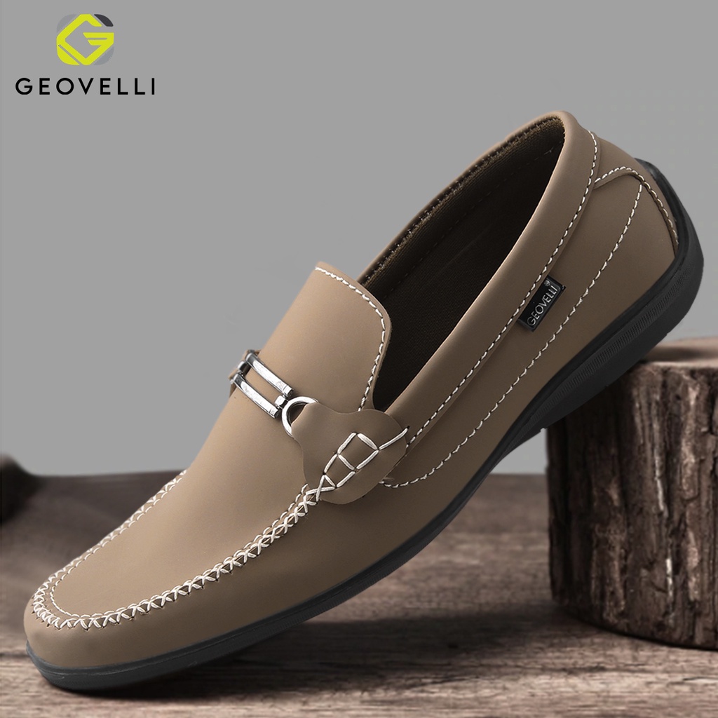 Geovelli Loafrs | Sepatu Casual Pria Gvl.Geovelli Slop on Formal Kerja Kantor Santai Gvl-1973