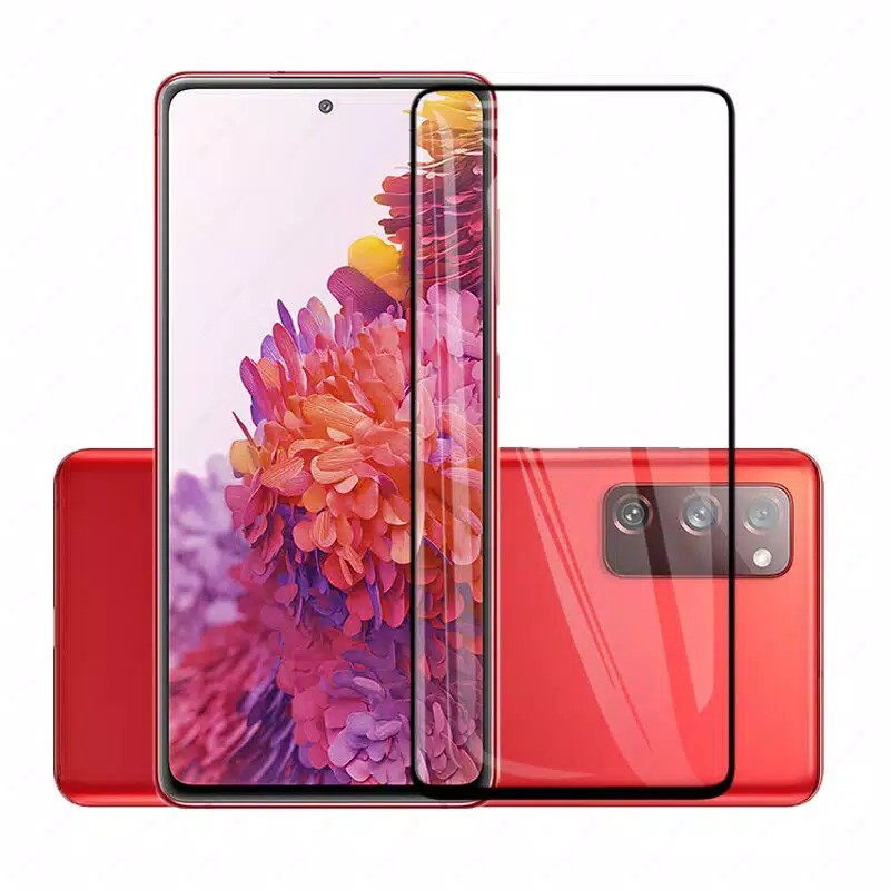 Tempered glass Samsung NOTE 10 LITE S10 LITE S20 FE A32 A52 A72 A22 S21 FE A14 M52 M32 M62 A23 A33 A53 A73 A52S S22 S23 Plus A34 A54 A24 full lem glue anti gores kaca