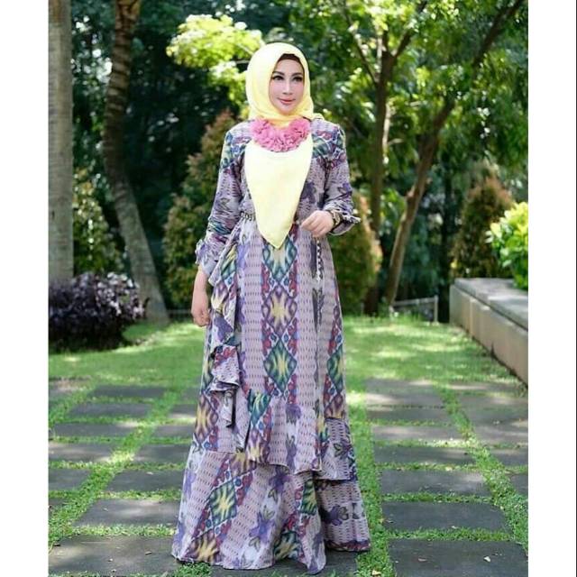 Gamis tenun premium class