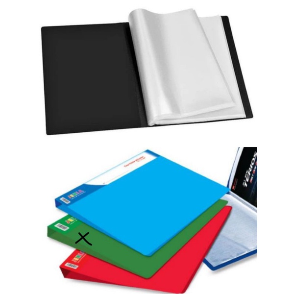 

Map plastik document keeper clear holder 100