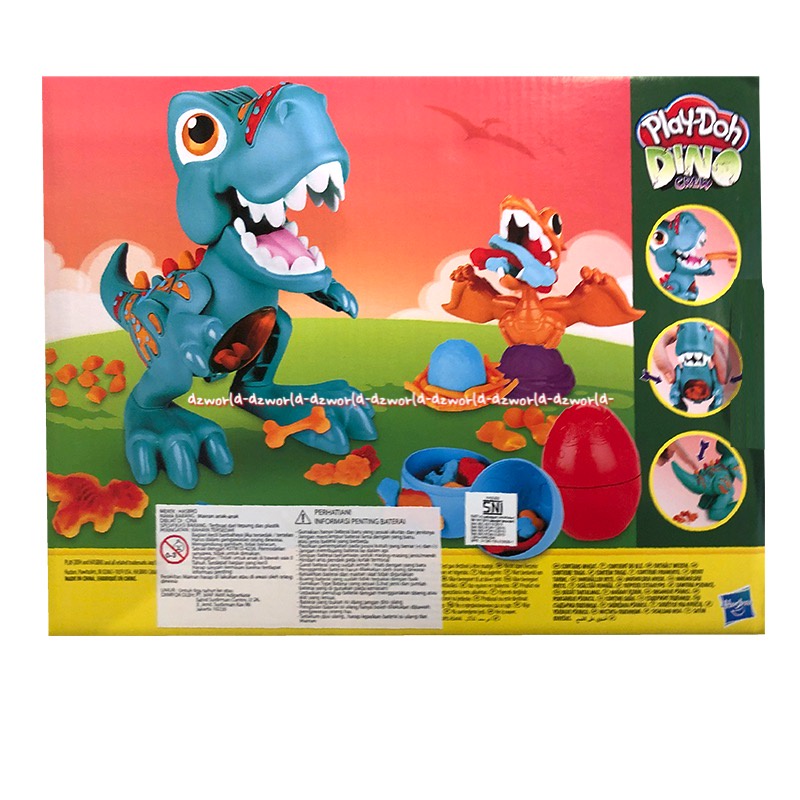 Play-doh Dino Crew Mainan Lilin Playdoh Dinosaurus dengan Cetakan