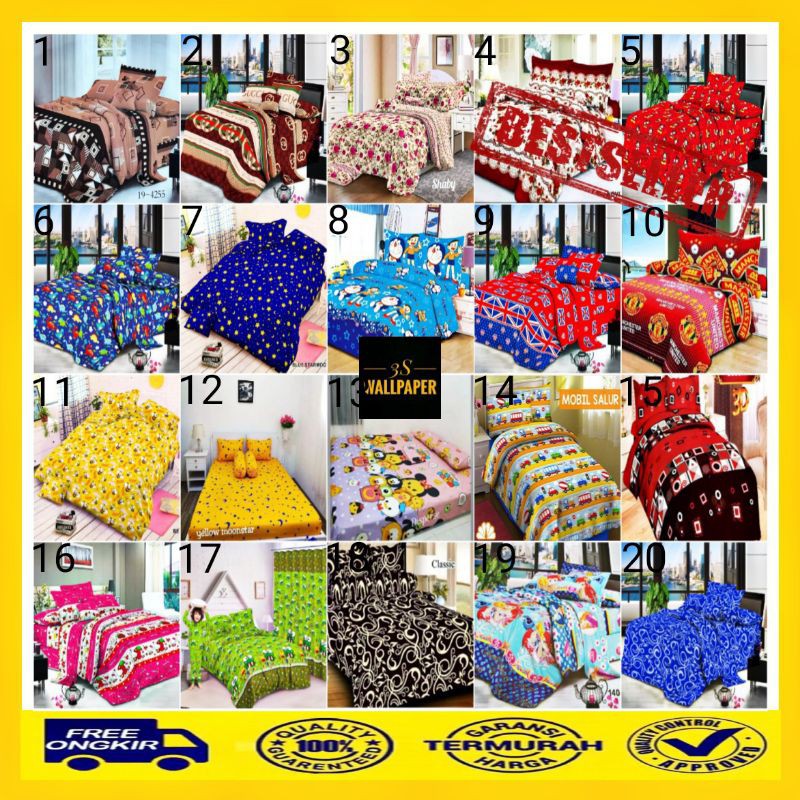 [cod] Termurah Sprei Home Made Uk 180 × 200 / Sprei Karakter / Sprei / Sprei 180 × 200