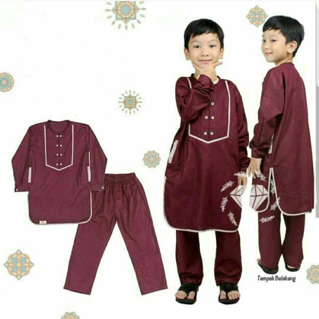 Koko Turki Anak Usia 6 9 tahun TK SD - Baju lebaran Anak Cowo Cowok Terbaru