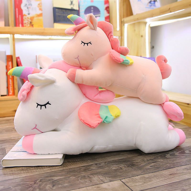 【Ready Stock】Boneka Soft Lying Unicorn Jumbo Ukuran 50cm