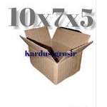 

kardus kemasan 10x7x5 polos luar dalam