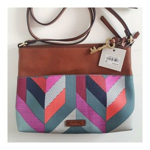 TAS FOSSIL ORIGINAL - FOSSIL FIONA CROSSBODY CHEVRON