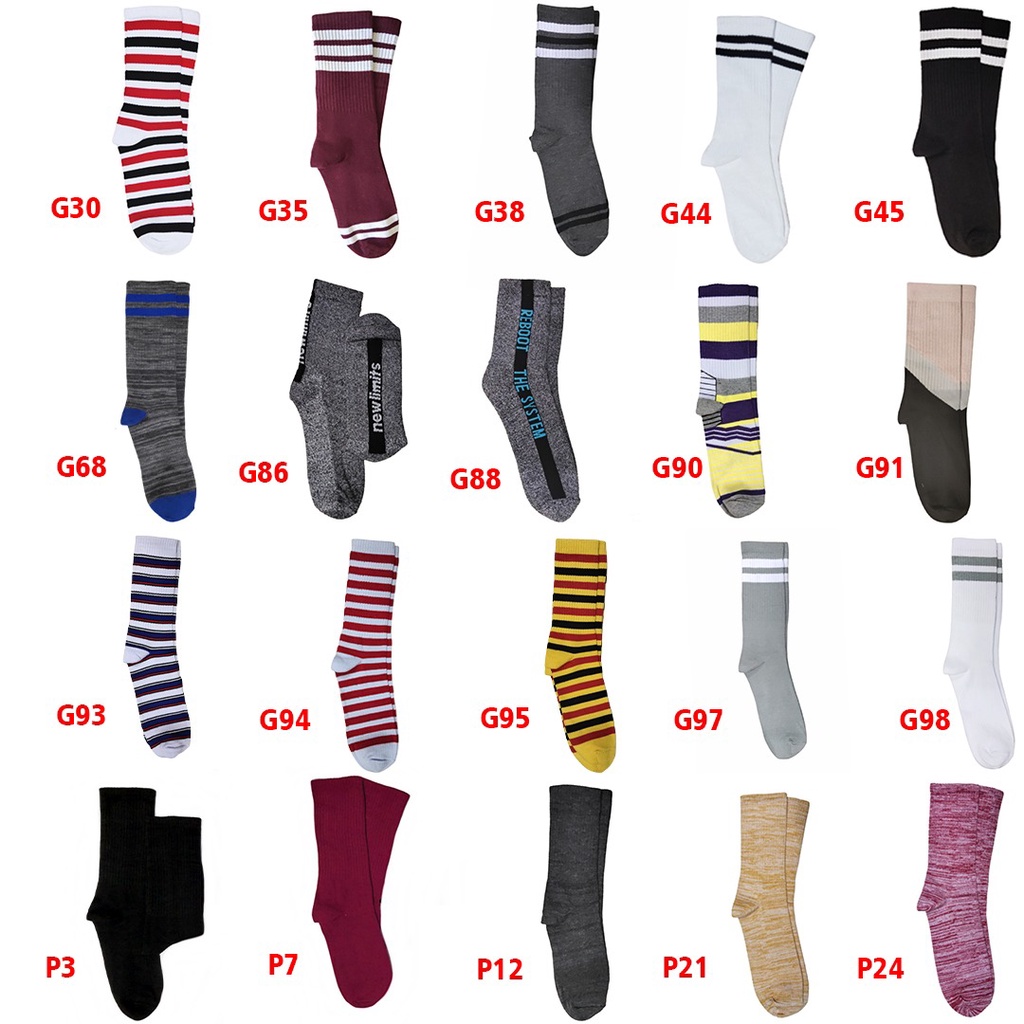 Kaos Kaki Motif Skate Oldskull Bebas Pilih Banyak Motif-2