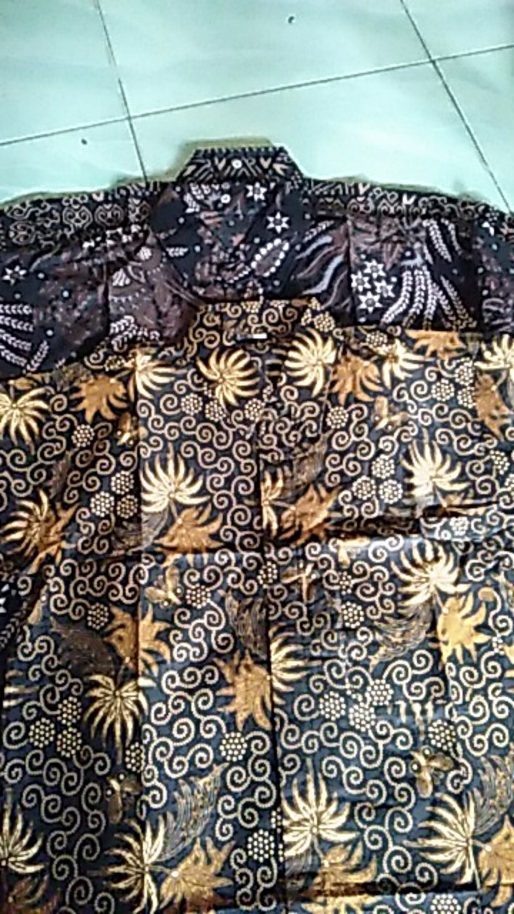 Kemeja Batik Sg Daun Pong Cokelat