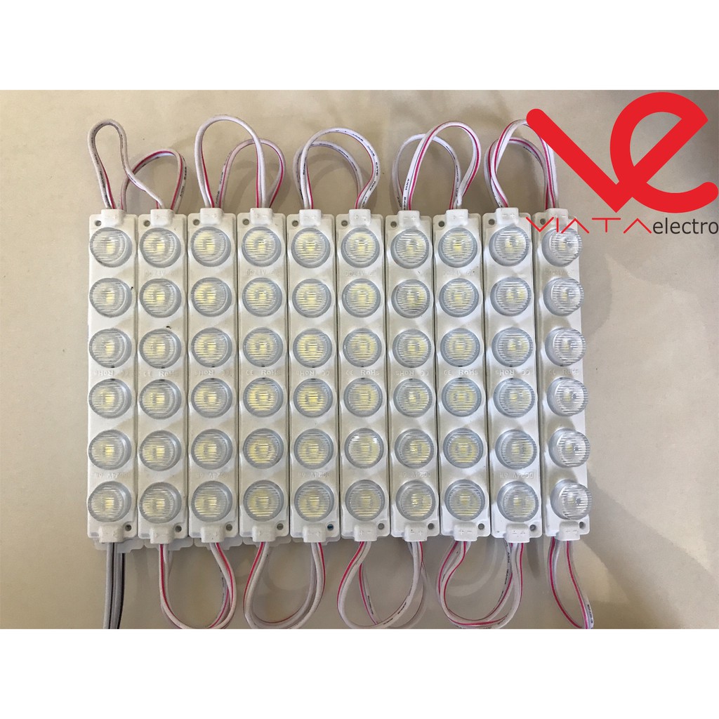 LAMPU LED MODUL 6 MATA BESAR DC 12V 6W TERMURAH SEJAGAD SHOPEE LED MODULE INJECTION 6 watt LED TRUK