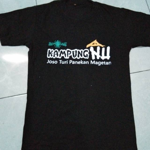 Kaos oleh oleh Kampung NU/kaos dewasa/kaos lengan pendek/fashion pria/kaos satai/baju santai