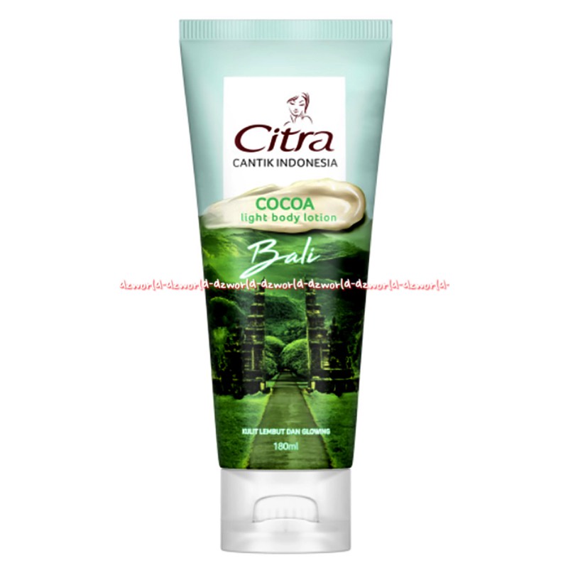 Citra Cocoa Light Body Lotion Bali 180ml Marine Collagen Raja Ampat Untuk Light Gel Body Lotion Krim Untuk Kulit Lembut Glowing Citra Cantik Indonesia