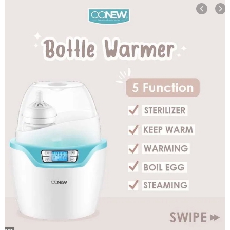 ELEK126 PEMANAS SUSU OONEW DIGITAL BOTTLE WARMER TB1406