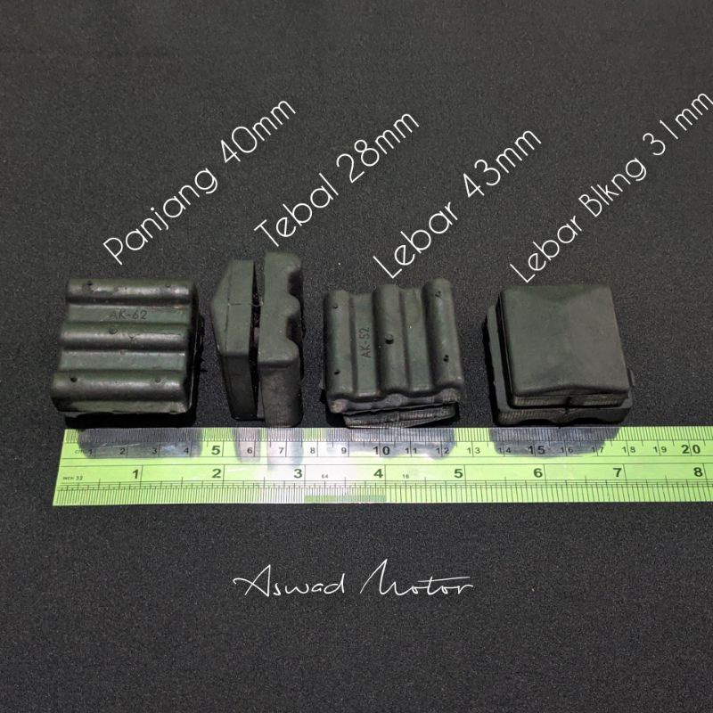 Karet Bantalan Mesin Honda Vario 125 150 Scoopy / Karet Peredam Mesin  / Karet Rubber Link Stoper / 
