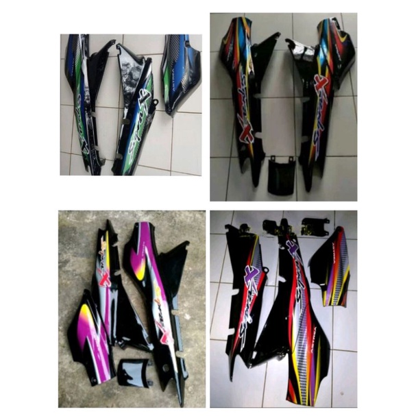 Cover bodi bodi samping supra x lama old