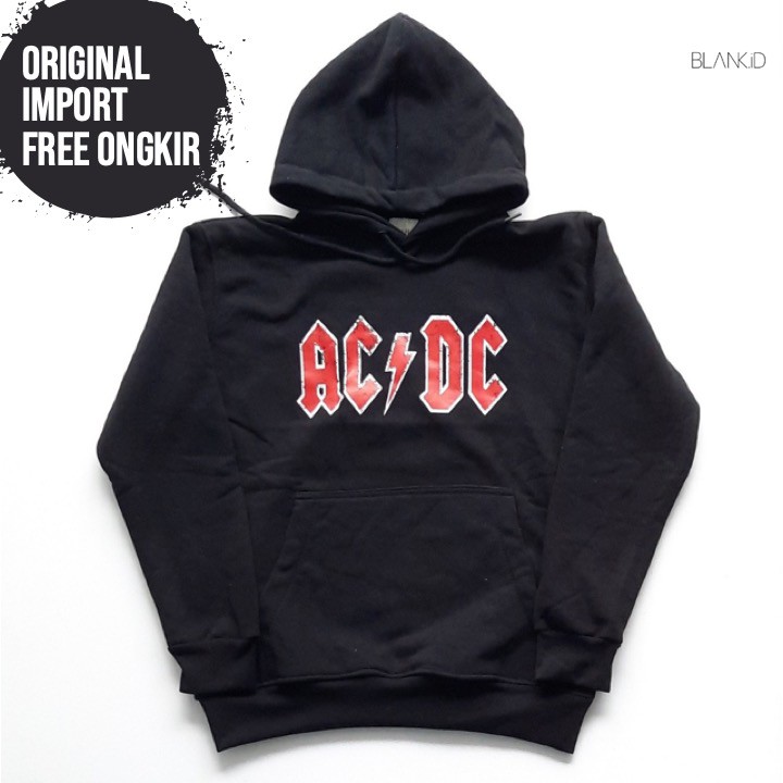 HOODIE HnM ACDC RED ORIGINAL - HOODIE HnM ORIGINAL - HOODIE H&M ORIGINAL - JAKET H&M - BLANKID