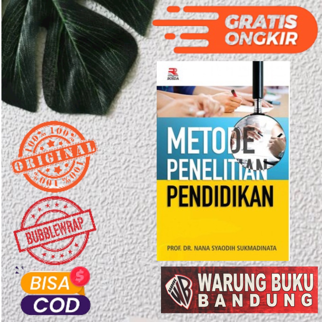 Jual Buku Metode Penelitian Pendidikan Prof Dr Nana Syaodih S