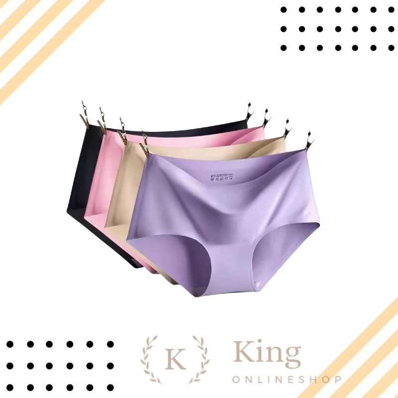 Celana Dalam Wanita Tanpa Jahitan Kode KL-60 / Celana Dalam Seamless Bahan Sutra