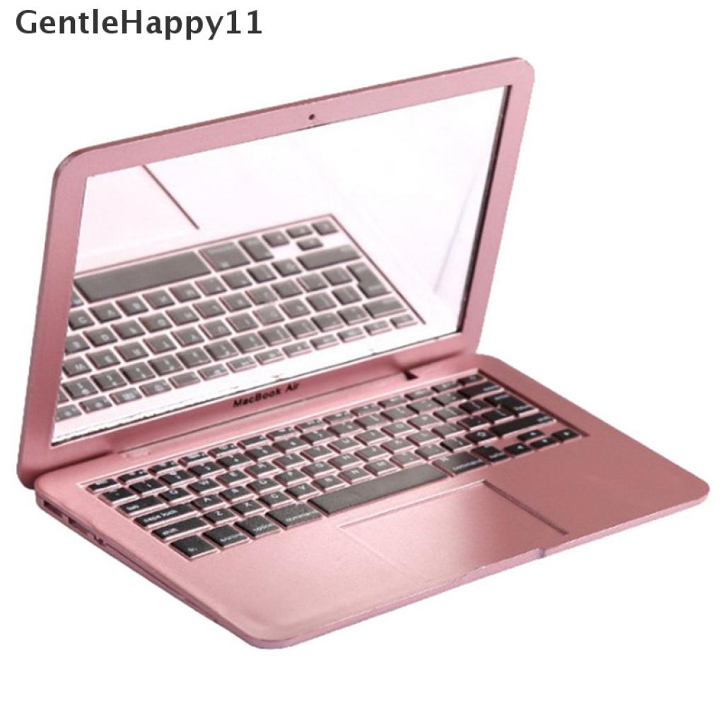 Gentlehappy Mainan Cermin Saku mini Bentuk laptop Untuk Anak Perempuan