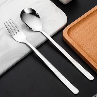 Sendok Garpu Stainless Steel Sumpit Korea Ala Korean Style Spoon Fork Sujeo Anti Karat Premium Peralatan Makan