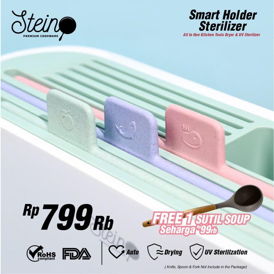 Stein Steincookware Smart Holder Sterilizer UV Chopping Board Talenan