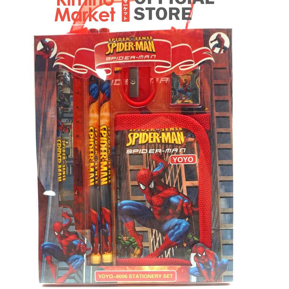 

Penjualan Spesial Pensil Set Spiderman Pencil Peralatan Tulis Anak Penggaris Dompet Lengkap