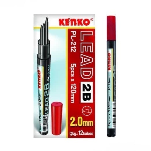 

Isi Refill Pensil Mekanik Tebal 2.0mm (1 Tube isi 5 batang)