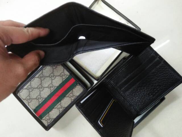 Dompet PREMIUM kulit asli lipat pendek import