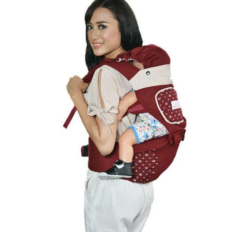 JI ,MBG2018 GENDONGAN HIPSEAT MAVY MOM'S BABY